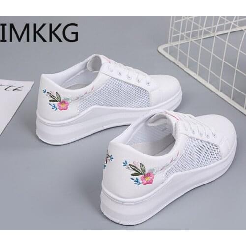 Sneakers Women Casual Flat Light Breathable Summer Sneaker Shoes Woman Trainers tenis feminino chaussure femme Q00112