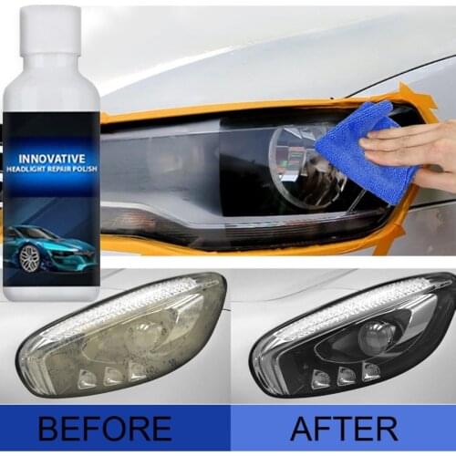 20ml Car Headlight Repair Fluid Headlight Scratch Remove Refurbish Headlight Repair Polish Anti-scratch Maintenance TSLM1