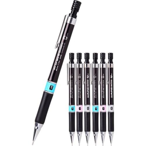 12pcs HB Automatic Mechanical Draughting Pencil 0.3mm Smooth Writing Ergonomic Rubber Grip JR Deals