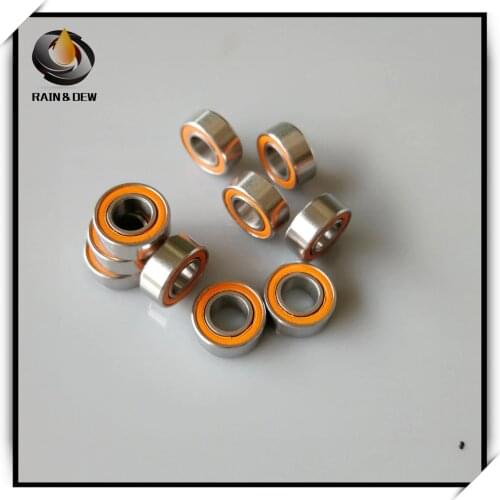 2Pcs 5x10x4 mm Antirust Ball Bearings SMR105 2OS 2RS ABEC7 Stainless Steel Hybrid Ceramic Fishing Reel Shaft Bearings MR105