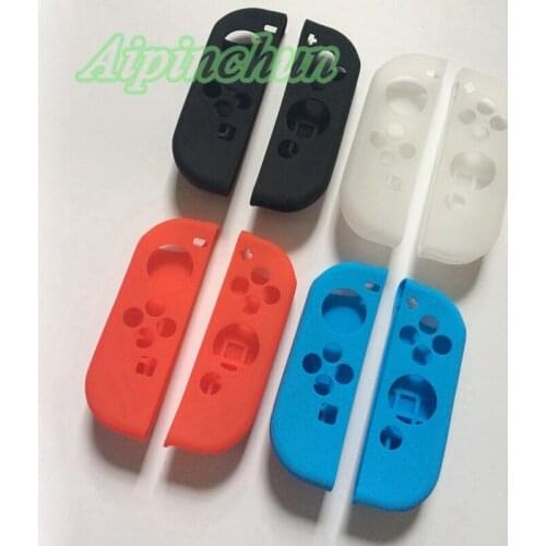 Aipinchun Wholesale 10Sets Silicone Protective Skin Over Case for Nintendo Switch Joy-Con Controller Cover Game Accessories