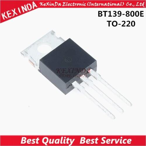 Free Shipping 100pcs/lot BT139-800E BT139 BT139-800 800V 16A Triacs RAIL TRIAC TO-220 new and original