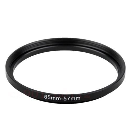 Free tracking number 10pcs 55mm to 57mm 55-57 Lens Stepping Step Up Filter Ring Adapter