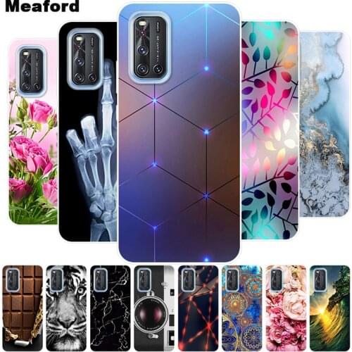 6.44" For vivo V19 Case Phone Cover Soft Silicone Back Case for vivo V19 2020 Shockproof Cover For for vivo V 19 Bumper Coque