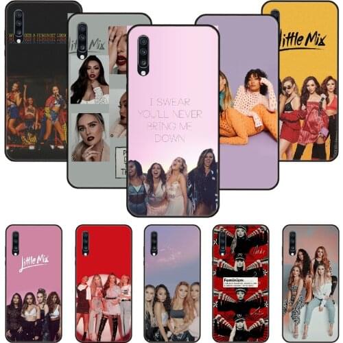 Phone Case For Samsung Galaxy A 50 51 71 70 7 5 10 20 30 40 41 21 S E Black Cover Funda Trend Back Fashion Prime Pop Little Mix