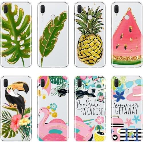 Back Cover For Huawei Nova 3 3I 3E 2i 2 Lite Plus Silicone Soft Pineapple Flower Case For Huawei Nova Smart Lite 2017 Phone Case