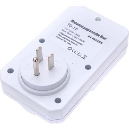 Cyclic Kitchen Mechanical Timer Power Outlet Universal US Plug Timing Socket Kitchen Tools Kitchen Timers