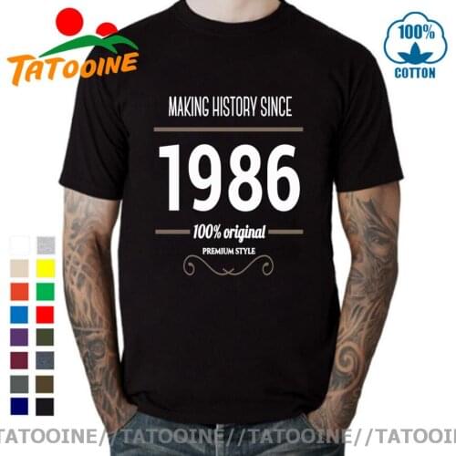 Tatooine Making History Since 1986 Retro Style Men T Shirt Tops Tee New Arrival Men T-shirt Summer/Fall T Shirts O-Neck Clothing