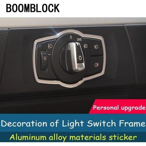 Interior Stickers For BMW 3 Series E92 E93 BMW E90 2008-2012 M Sprots All Light Switch Panel Trim Frame Covers Car Accessories