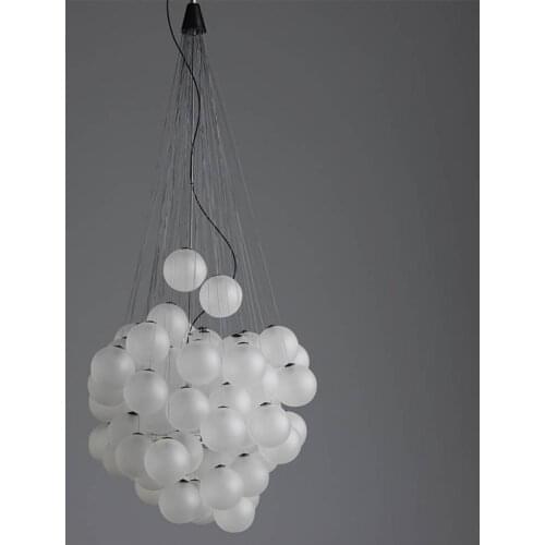 Italian designer stairwell exhibition hall personality art glass ball loft hotel villa restaurant chandelier