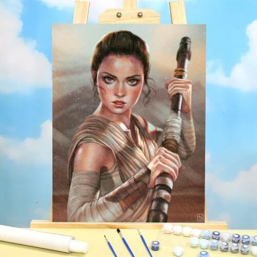 Cartoon Girl Woman Paint By Numbers Package Oil Paints 40*50 Picture By Numbers Photo Handmade Crafts Adults Handicraft