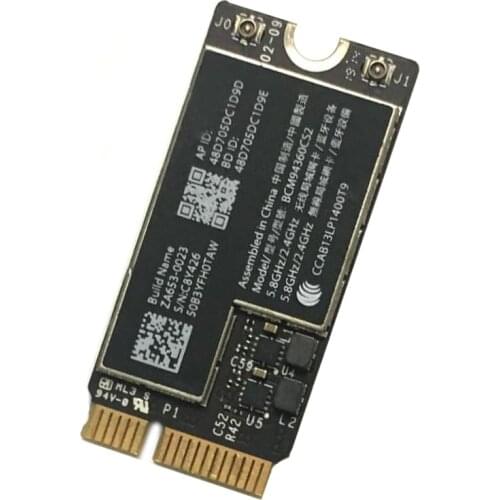 New BCM94360CS2 Wireless-AC WIFI Bluetooth BT 4.0 Airport 802.11ac Card For Macbook Air 11" A1465 13" A1466 2013 MD711LL/A MD760