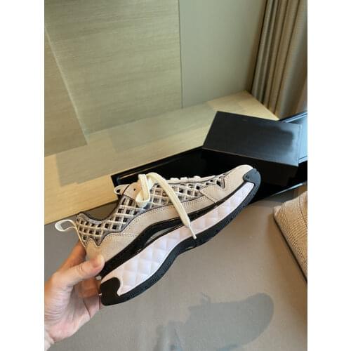 2021 Spring, Summer and Autumn New High Mercerized Cow Velvet Mesh Sports Casual Shoes Air Cushion Transparent Sole