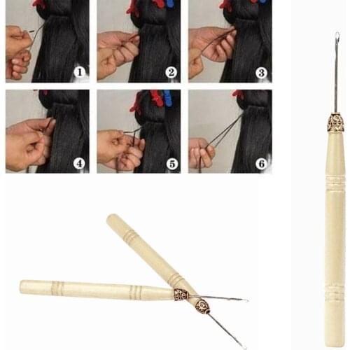 Weaving Latch Popular Useful Weaving Latch Hook Dreadlock Crochet Sew Wig Hair Needle For Micro Braids Tools hair accessories