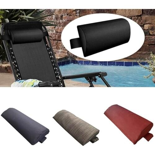 Garden Folding Lounger Head Cushion Recliner Headrest Beach Chair Pillow Outdoor Terrace Recliner Lunch Break Pillow
