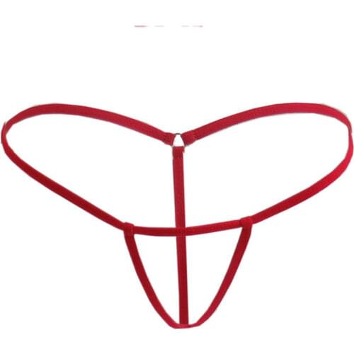 Sexy lingerie femme underwear women panties ropa interior femenina tanga thong Solid color Hollowing out Open file transparent