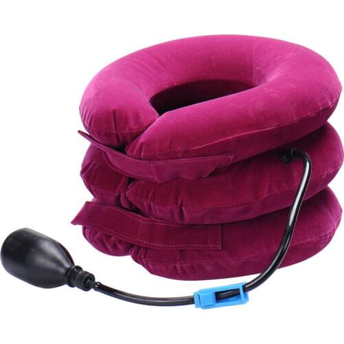 Cervical Traction Collar Neck Correction Support Device Posture Corrector Pain Relief Neck Stretcher Air Inflatable Device