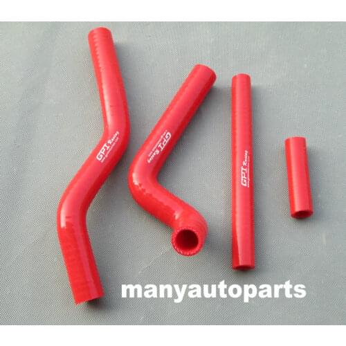 Silicone Radiator Hose FOR Suzuki RM125 2001 2002 2003 2004 2005 2006 2007 2008 RED