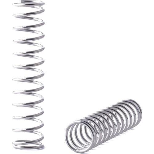 1PCS Compressed Springs, Wire Diameter 0.8mm, Outer Diameter 10mm, Free Length 100/120/150/180/200mm, 304 Stainless Steel Coil