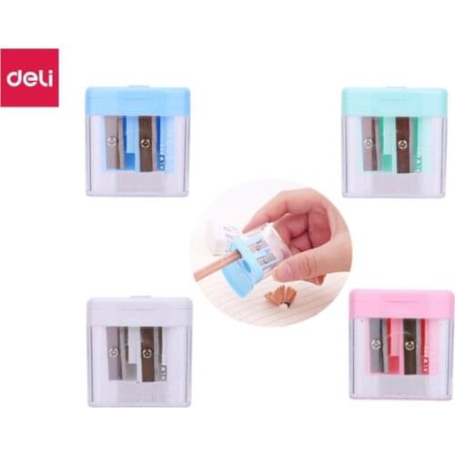 Two hole pencil sharpener cartoon cute pencil sharpener presents for children school supplies Korean stationery