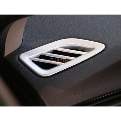 Car Styling Body Garnish Trim Front Upper Air Condition Outlet Vent 2pcs For Hyundai Solaris Accent 2017 2018 2019 2020