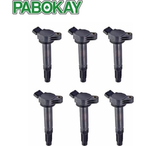 Pack of 6 Ignition Coils For Toyota RAV4 Camry Lexus ES350 3.5L V6 UF487 C1601 UF-487 90919-02255 610-58719 90919A2007