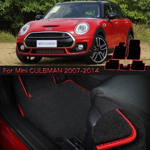 Savanini High Quality Soft Nylon Custom Made Non Slip Heavy Duty Floor Carpet Mat Rugs For BMW MINI Clubman 2007-2014