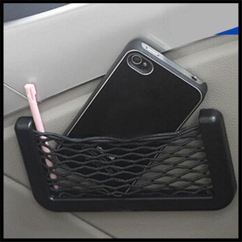 1psc Car Organizer Storage Bag Auto Paste Net Pocket for Volvo V70 S80 Estate You S90 XC40 360c V90 V40