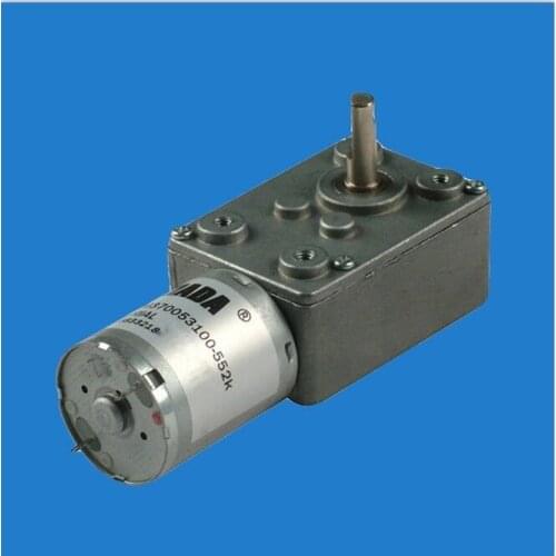 1PCS JGY-370 12VDC worm gear motor 2-375RPM miniature DC metal gearbox motor JGY370