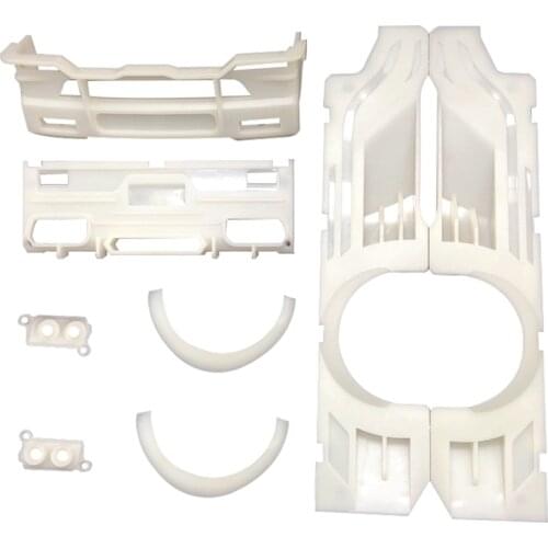 For WPL D12 1/10 RC Car Upgrade Parts RC Car Body Armor Surrounded Kits Decoration Cover Accessories