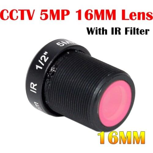 HD 5Megapixel Action Camera Lens 16mm M12 IR Filter 1/2 inch Long Distance View For EKEN SJCAM Xiaomi Yi Gopro Hero Sport Camera