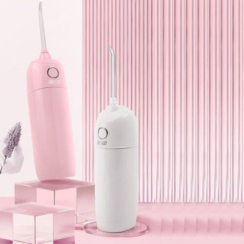 USB Portable Oral Irrigator Dental Water Flosser Rechargeable 5 Nozzles Jet Floss Tooth Pick Ultrasonic Teeth Cleaner SG831
