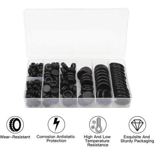 170pcs/box O-ring repair kit nitrile silicone Washer rubber NBR O-Ring Gasket oil-resistant Sealing Ring O Rings Rubber Kit Set