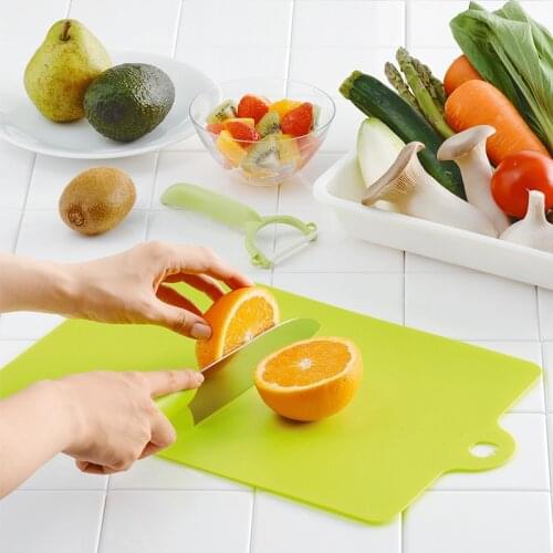 Kitchen Flexible Cutting Board Chopping Board Thin Soft Classification Cutting Board Can Hang Fruit Cutting Board
