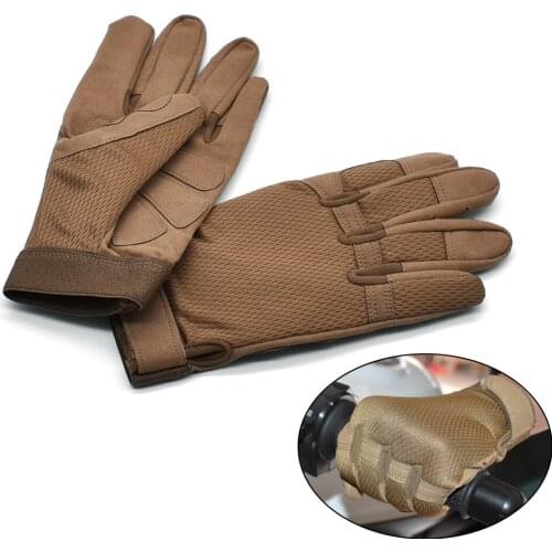 Motorcycle Gloves Full Finger Leather Outdoor Motocross Motorbike Gloves For BMW R1200 R RT S ST S1000 R RR XR Ducati 748 SS750