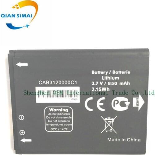 New Replacement CAB3120000C1/CAB23A0000C1 Battery For Alcatel One Touch OT710 OT880 Alcatel One Touch OT710 OT880