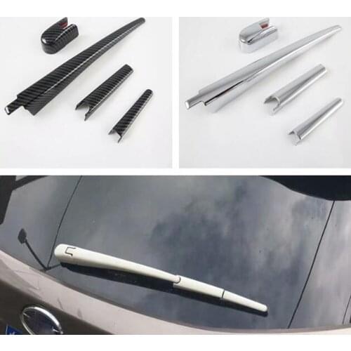 New ABS Car Styling For Subaru Outback 2021 Rear Rain Wiper Cover Trim Exterior Auto Moldings