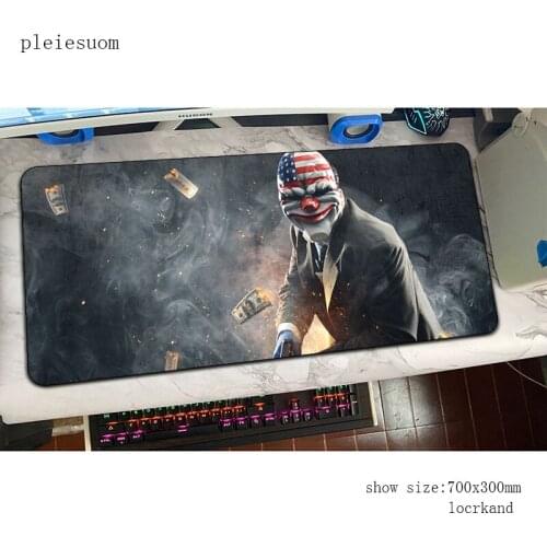 Payday padmouse Popular gaming mousepad game 900x400x3mm large mouse pad gamer computer desk home mat notbook mousemat pc