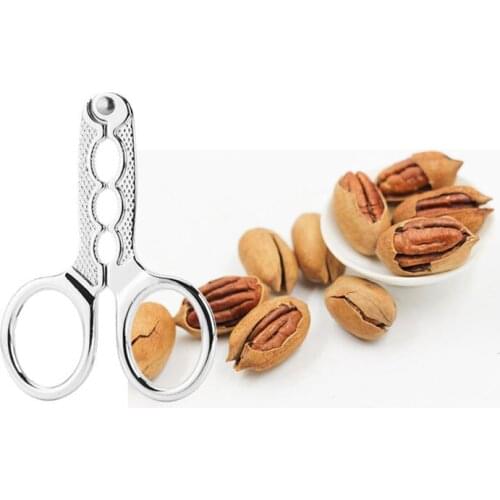 Melon Seed Opener Clamp Walnut Pine Plier Scissor sunflower Nut Cracker Kitchen Household tool Sheller Nutcracker