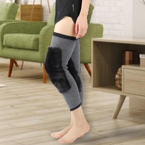 1Pcs wool Knee Pads Thickened Cold-proof Knee Protector for Men Women Soft and comfortable Knee Support Protector