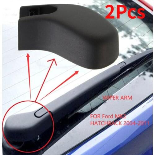 2PCS Car Replacement Wiper Arm Head Nut Cover Cap Screw Caps For Ford/Focus MK 2 Hatchback 2004-2011 Car Wiper Arm Accessories