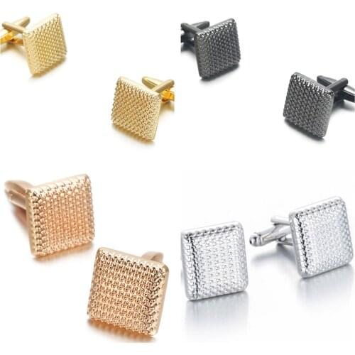 20pairs/lot Classic Square Laser Checker Cufflinks Laser Grid Cuff Links Business Style Mens Jewelry Accessory Wholesale