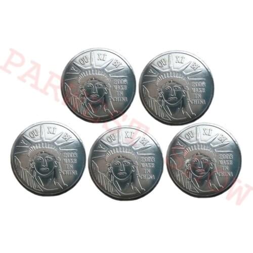 200pcs 24*1.85mm/25*1.85mm Customized game coin token arcade hot sale stainless steel token coins acceptor game machine token