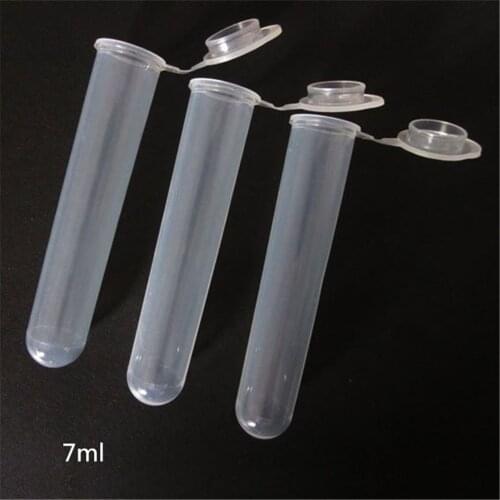 200pcs 7ml Sample Preparation Round Bottom Micro Centrifuge Tubes