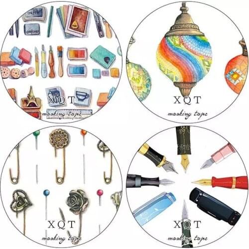 2016 New Arrival Pen/Turkey Light 7M Washi Paper Tape Masking Tape Stickers Decorative Sticker Adhensive Tape