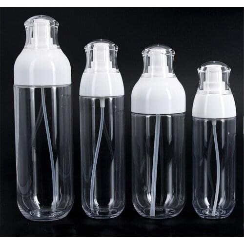 30-200ml Spray Bottle Small Round Transparent Lotion Bottle Portable Sub-bottle Perfume Refillable Bottles Travel Accessories