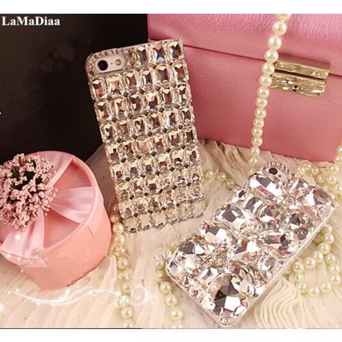 LaMaDiaa Case For Xiaomi 8 9 SE 5X 6X MAX2 Redmi 6 7 4A 5A 6A 8A Note 7 6 8 Pro 4X 5A Luxury Glitter Crystal Diamond Phone Case