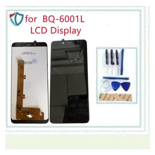 For BQ Mobile BQ-6001L Jumbo BQ 6001L LCD Display Touch Screen Digiziter Complete Glass Panel Assembly Black