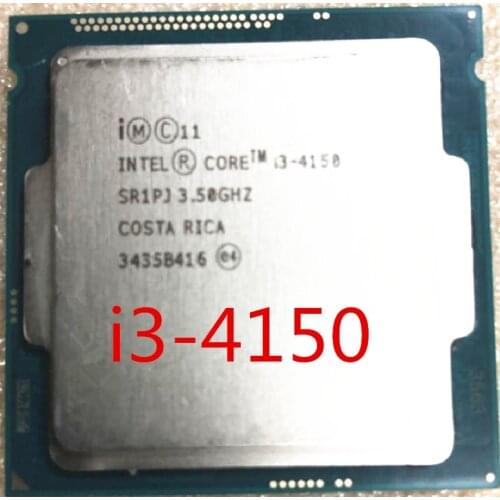 Intel Core I3 4150 Dual-Core 3.5GHz LGA 1150 TDP 54W 3MB Cache i3-4150 CPU Processor 4150