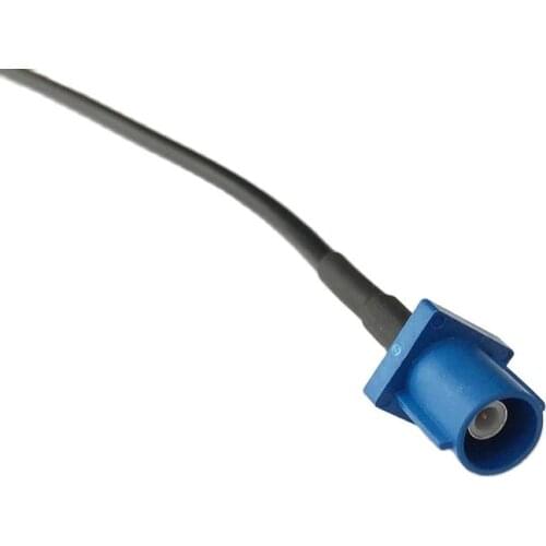 Fakra C male plug 5005 Bule SMB coax connector pigtail cable RG174 20cm GPS Antenna Extension Cable